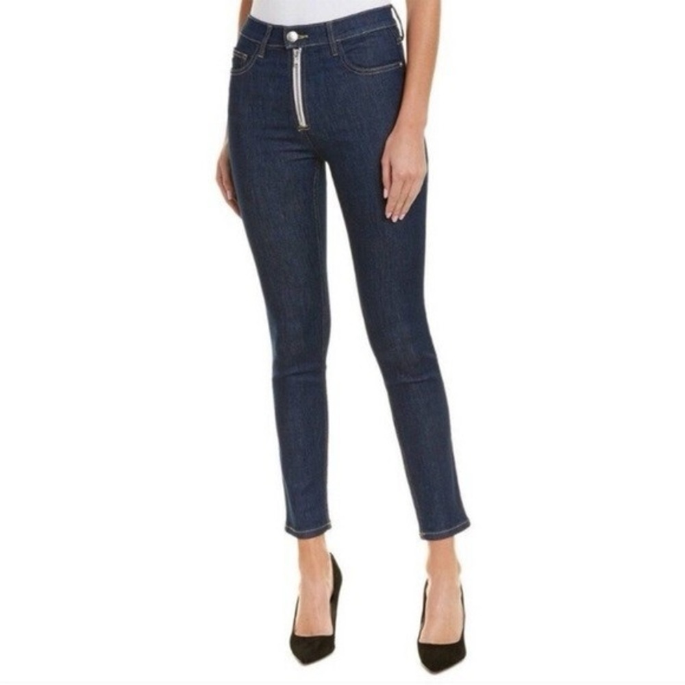 Current/Elliott Ultra High Rise Skinny Jeans Dark Rinse Wash Women's Size 23 XS